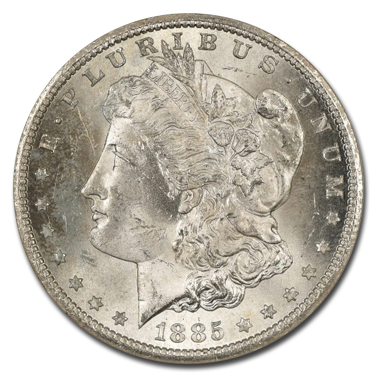 1885-CC Morgan Dollar MS-64 NGC