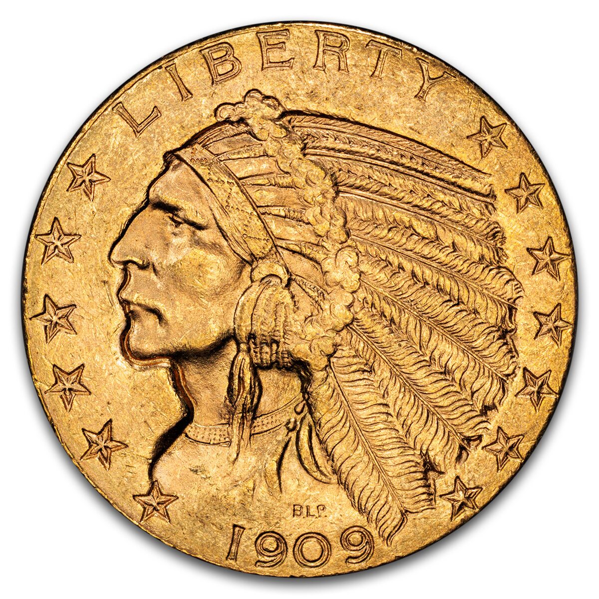 1909-D $5 Indian Gold Half Eagle MS-63 PCGS