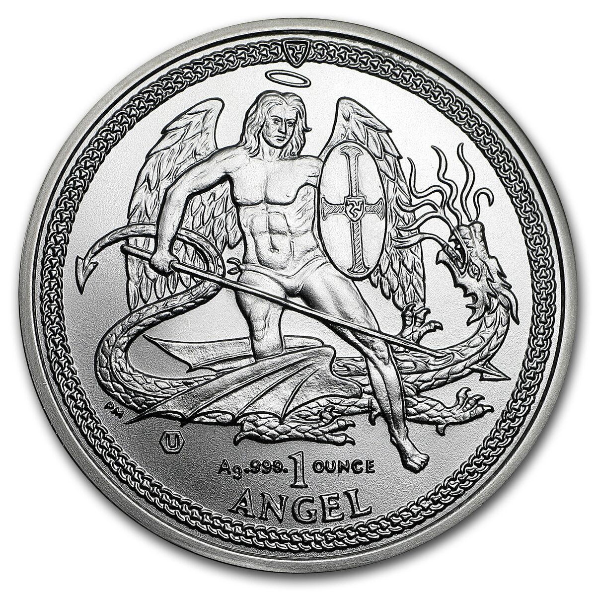 2015 Isle of Man 1 oz Silver Angel BU