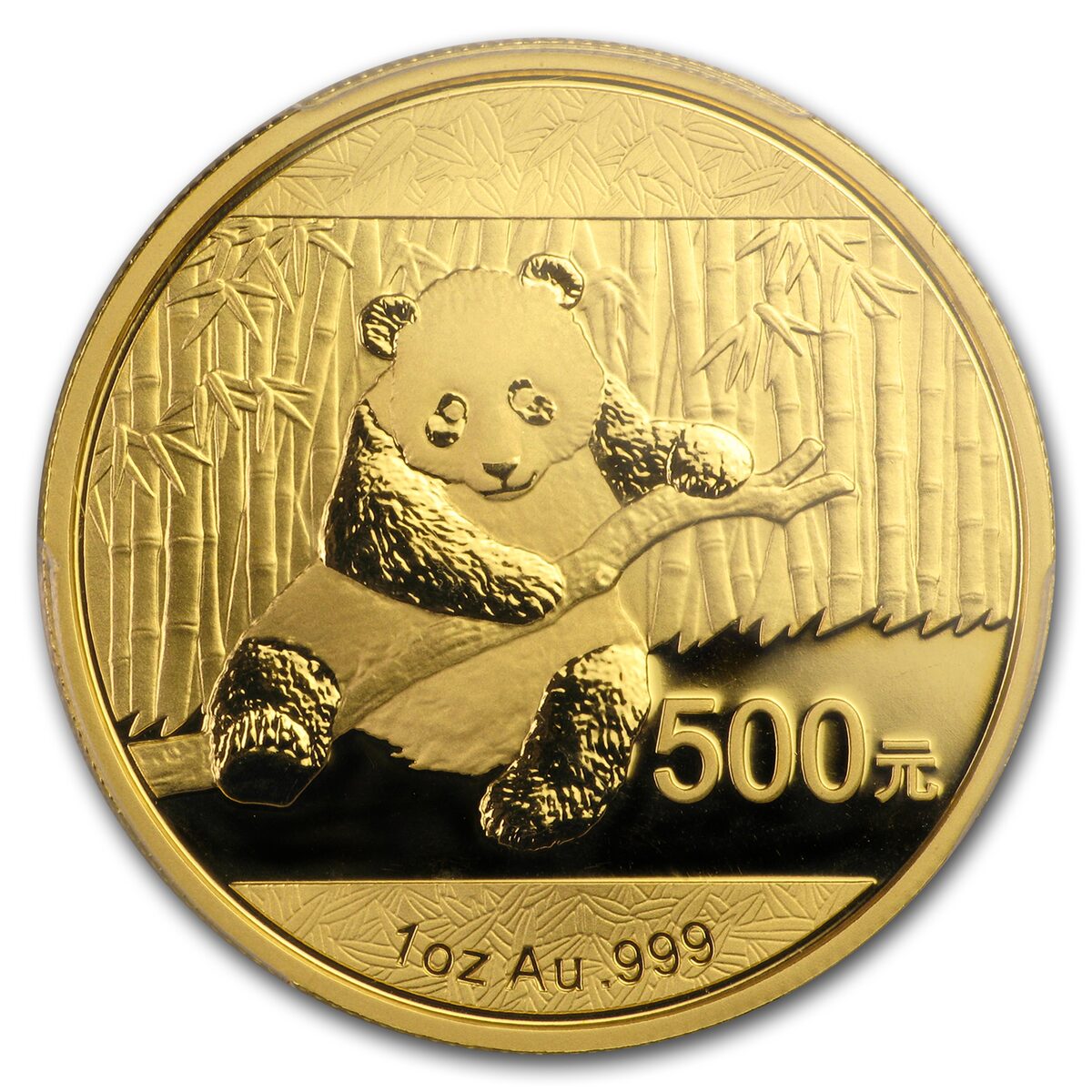 2014 China 1 oz Gold Panda MS-70 PCGS (FS)