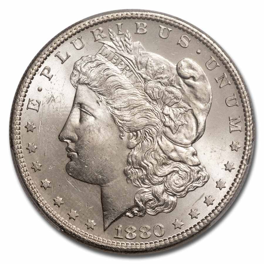 1880-S Morgan Dollar MS-64 PCGS