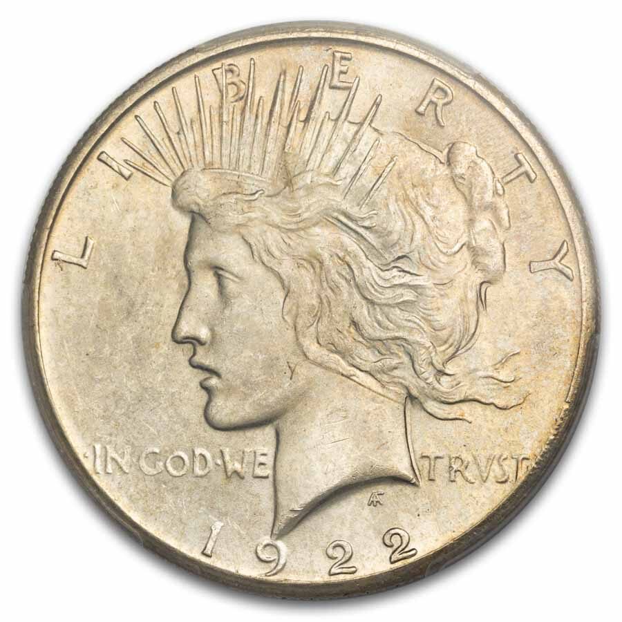 1922-S Peace Dollar MS-65 PCGS