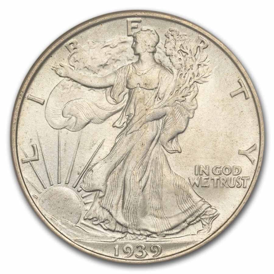 1939-S Walking Liberty Half Dollar MS-65 NGC