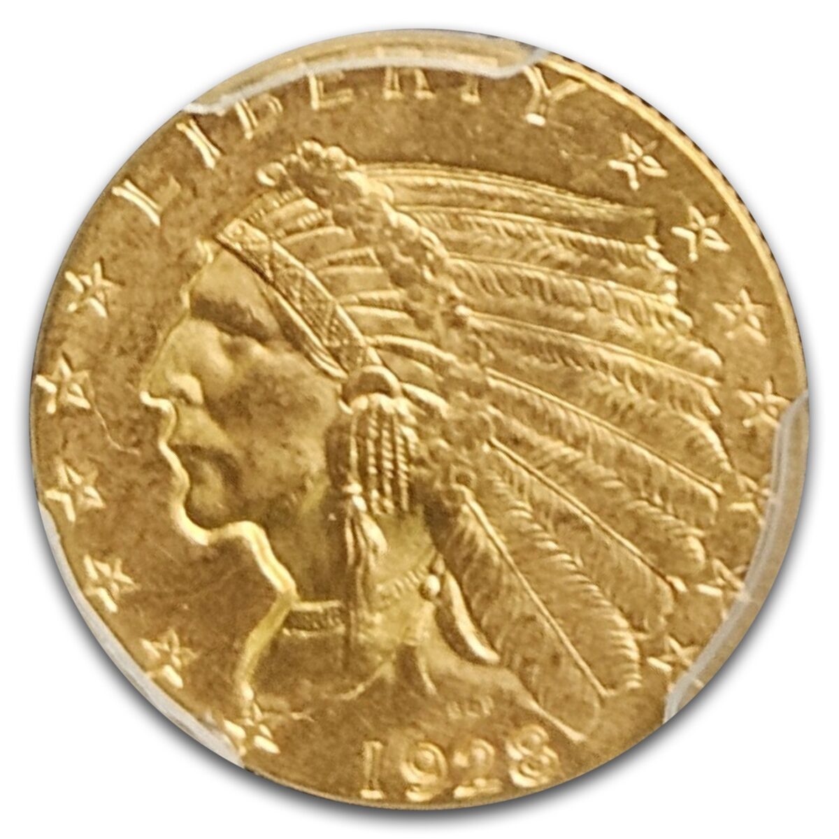 1928 $2.50 Indian Gold Quarter Eagle MS-65 PCGS