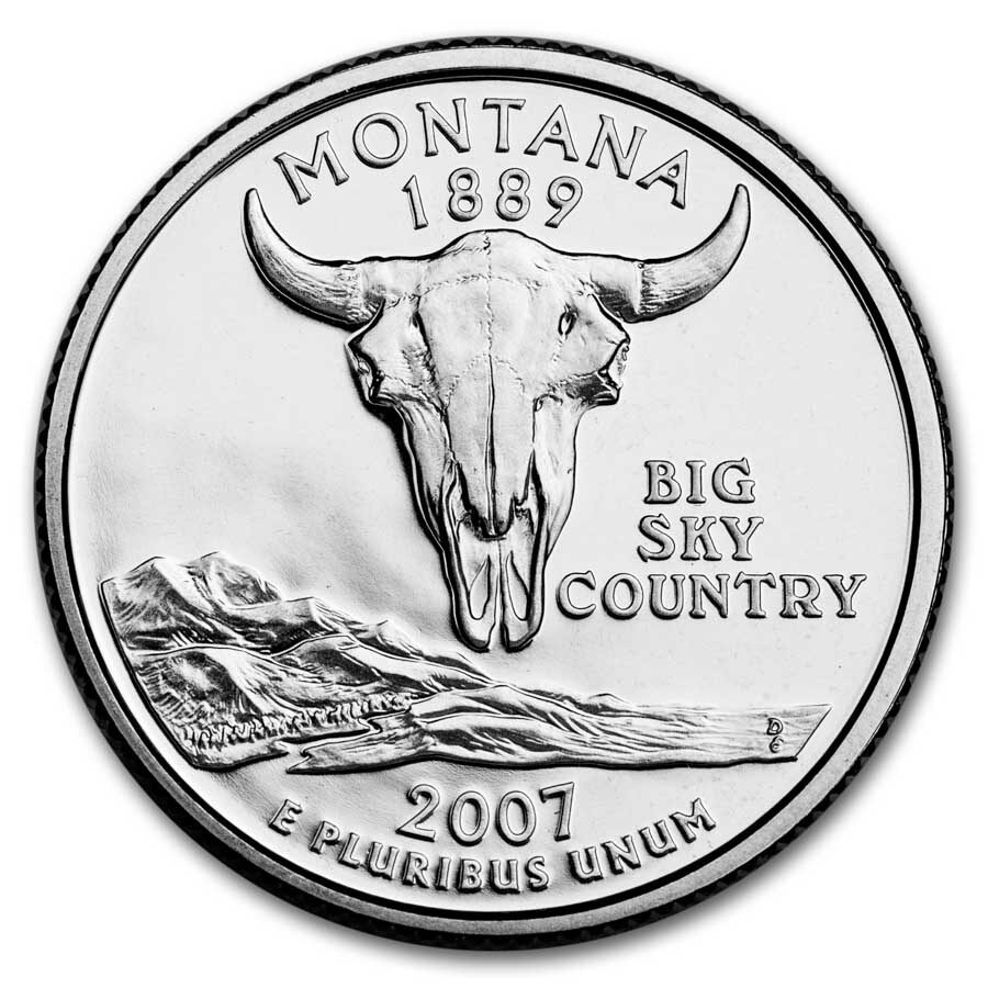 2007-D Montana State Quarter BU
