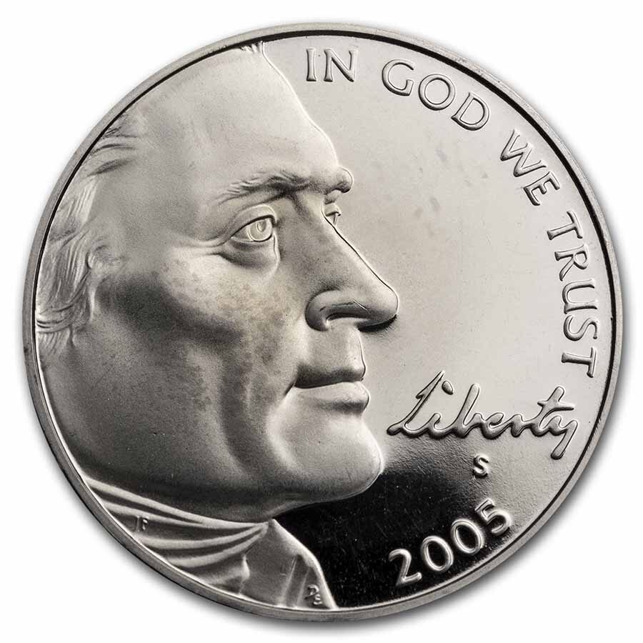 2005-S Jefferson Nickel American Bison Gem Proof