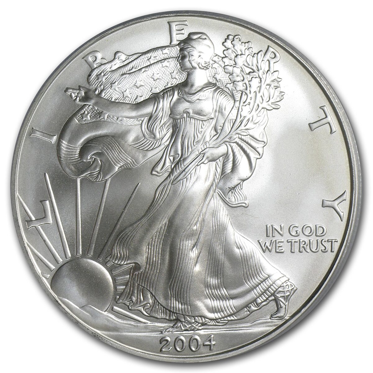 2004 American Silver Eagle MS-69 PCGS (FirstStrike®)