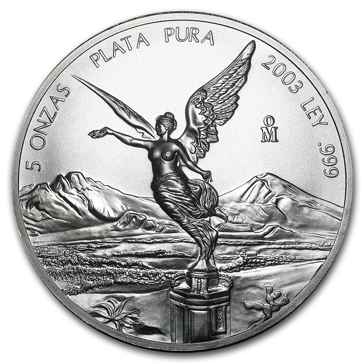 2003 Mexico 5 oz Silver Libertad BU
