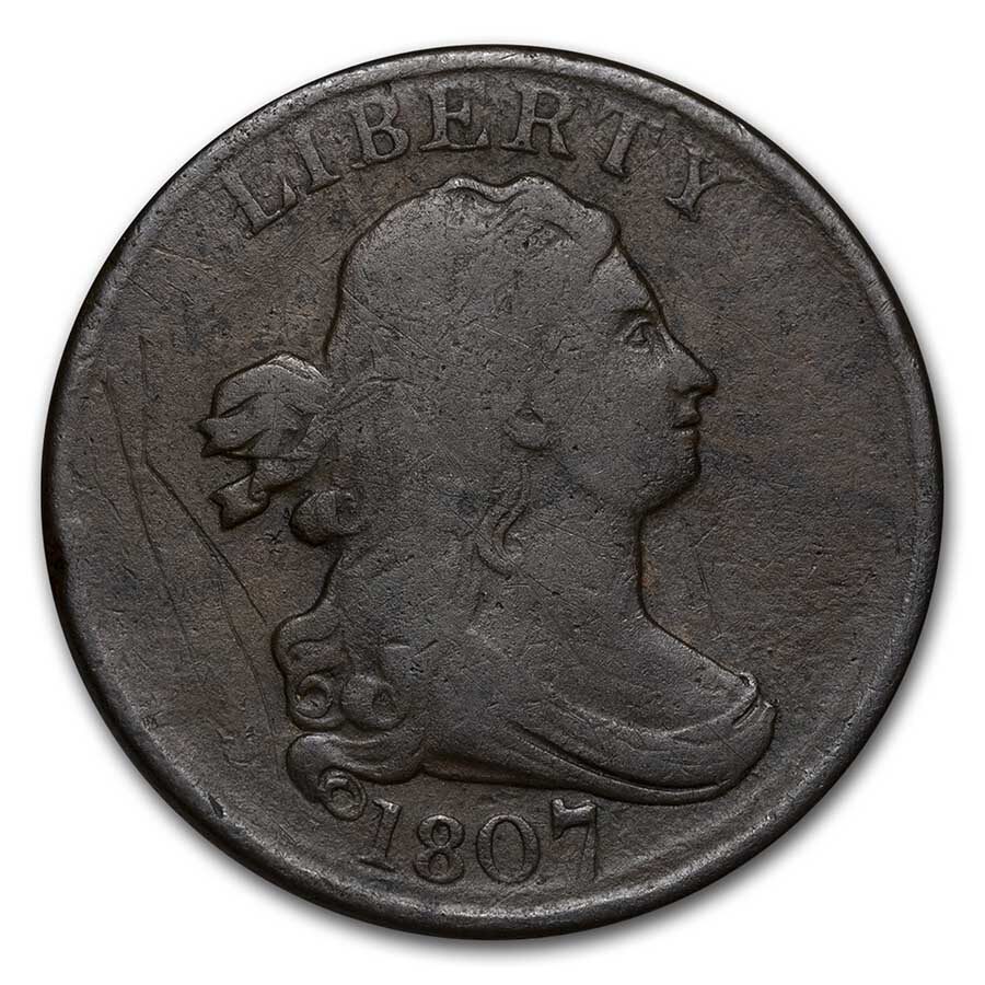 1807 Half Cent Fine