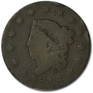 1818 Large Cent Good