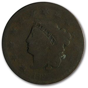 1832 Large Cent Lg Letters Good