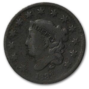 1833 Large Cent Good