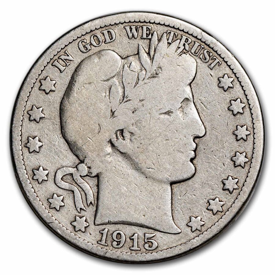 1915 Barber Half Dollar AG