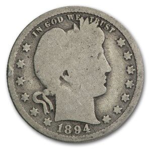 1894 Barber Quarter AG