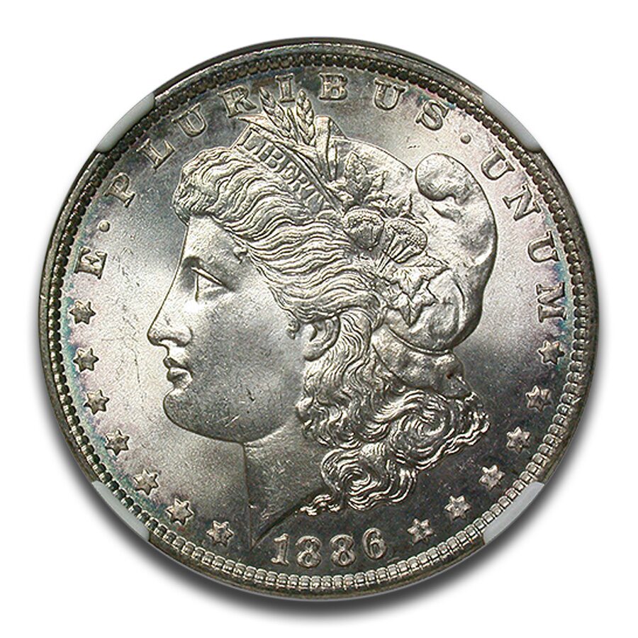 1886 Morgan Dollar MS-66 NGC