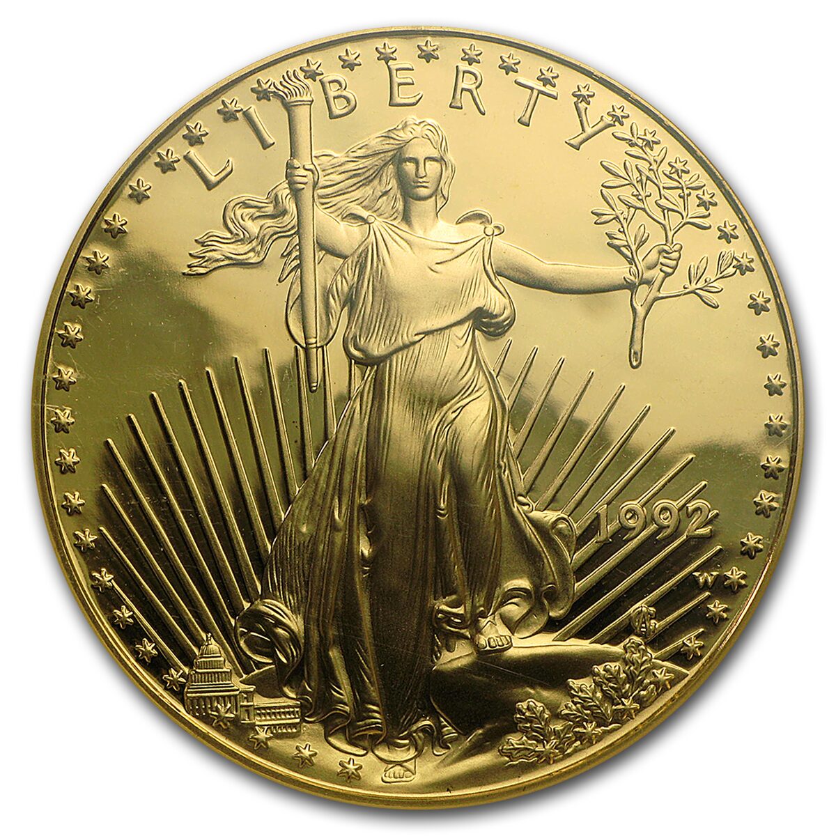 1992-W 1 oz Proof American Gold Eagle PF-69 NGC