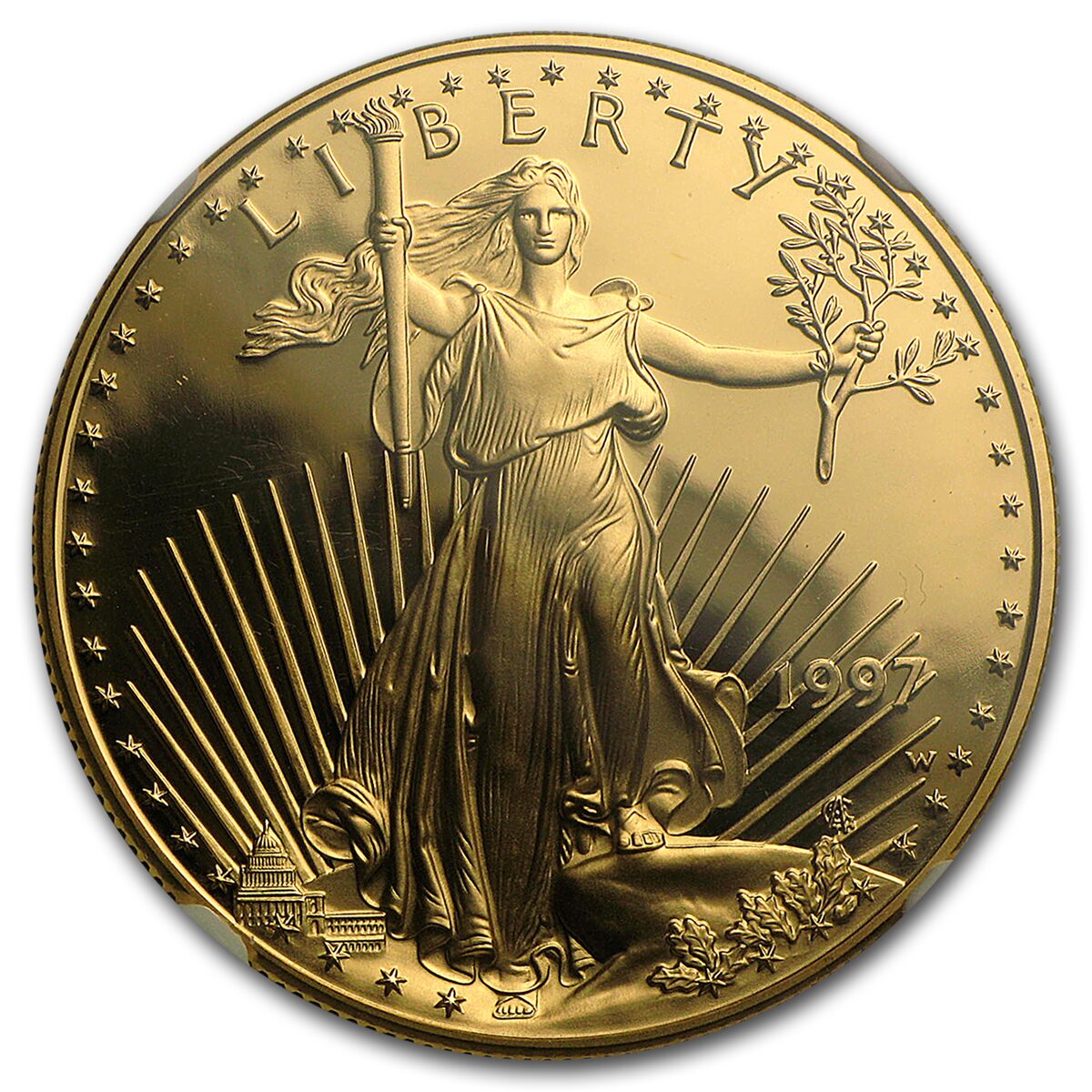 1997-W 1 oz Proof American Gold Eagle PF-69 NGC