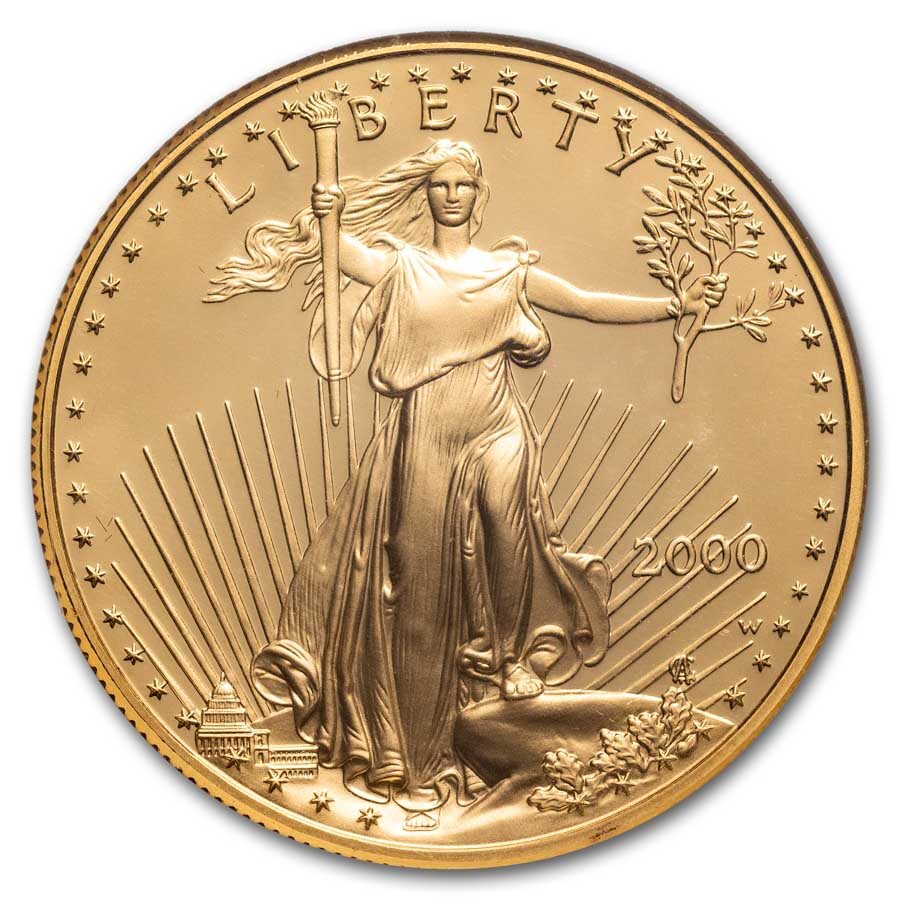 2000-W 1 oz Proof American Gold Eagle PF-69 NGC