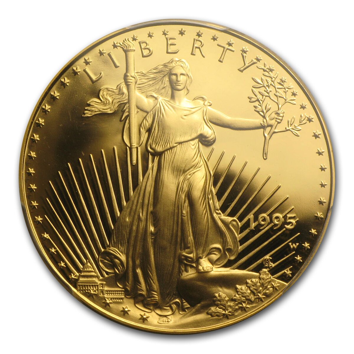 1995-W 1/2 oz Proof American Gold Eagle PR-69 PCGS