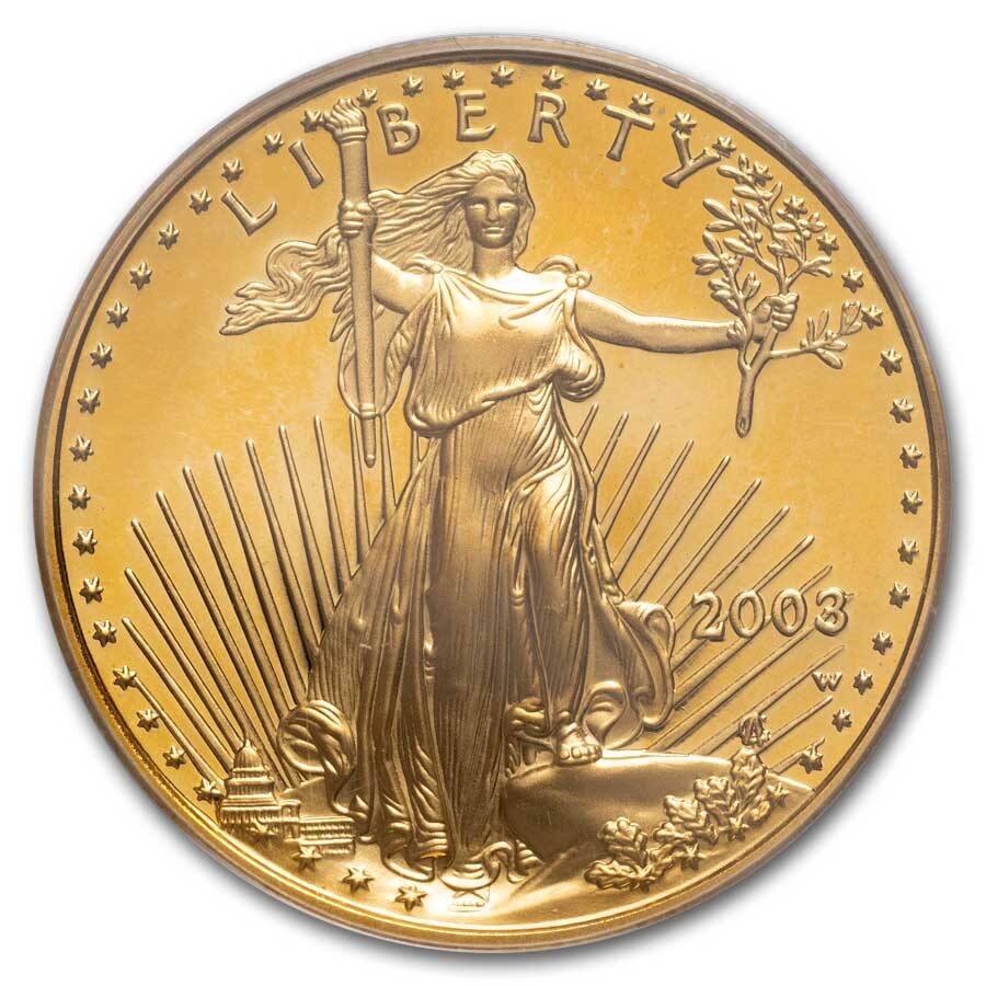 2003-W 1/2 oz Proof American Gold Eagle PR-69 PCGS