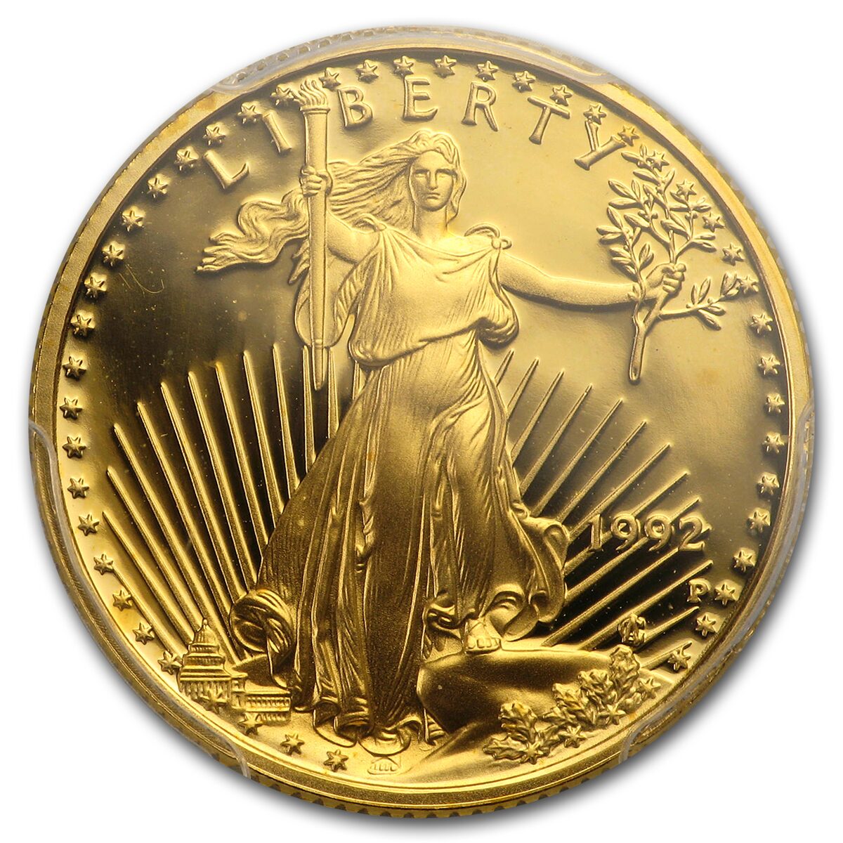 1992-P 1/4 oz Proof American Gold Eagle PR-69 PCGS