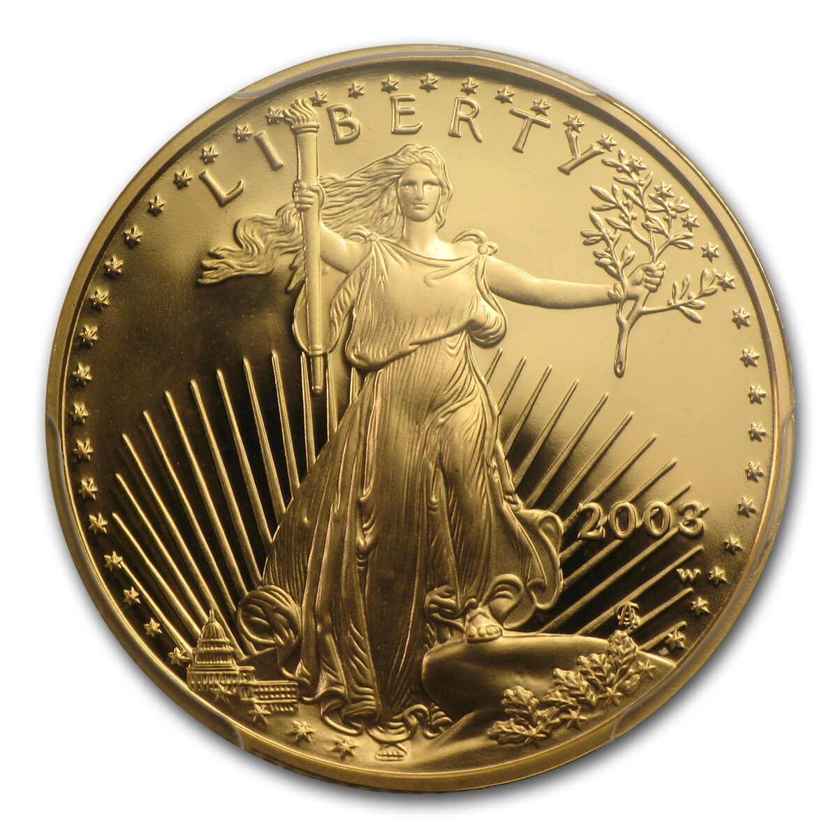 2003-W 1/4 oz Proof American Gold Eagle PR-69 DCAM PCGS