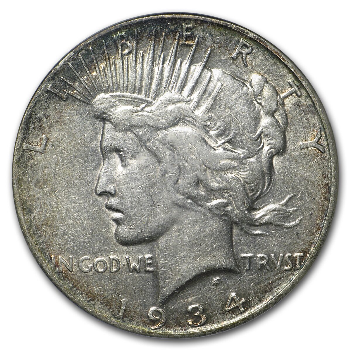 1934-S Peace Dollar VF-35 PCGS