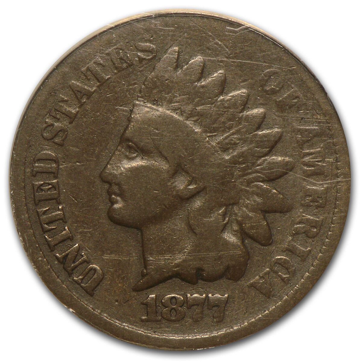 1877 Indian Head Cent Good
