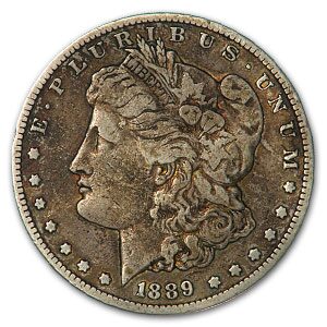 1889-S Morgan Dollar VF