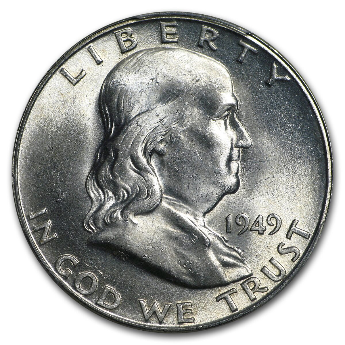 1949-D Franklin Half Dollar MS-64 PCGS (FBL)