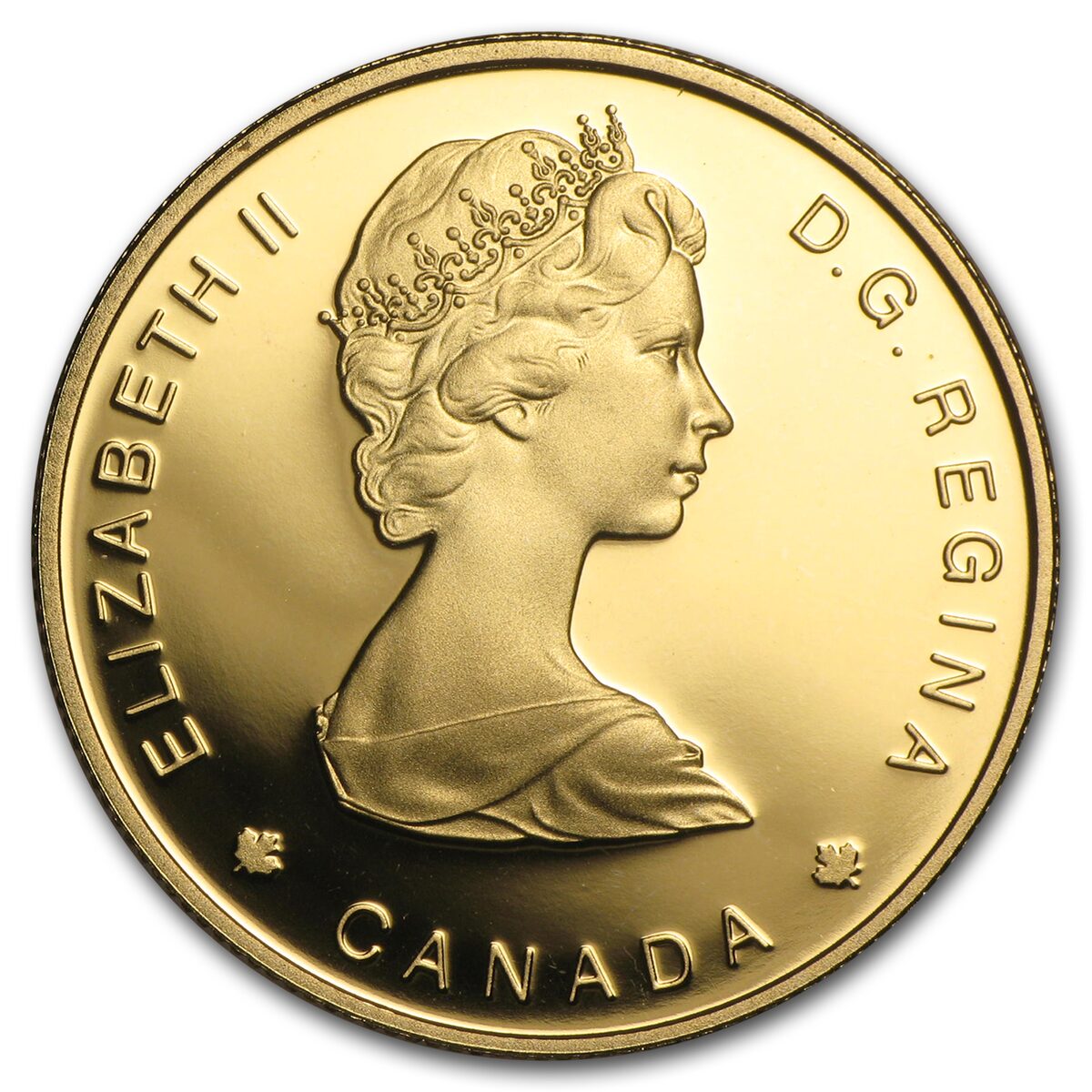 1988 Canada 1/4 oz Proof Gold $100 Bowhead Whale