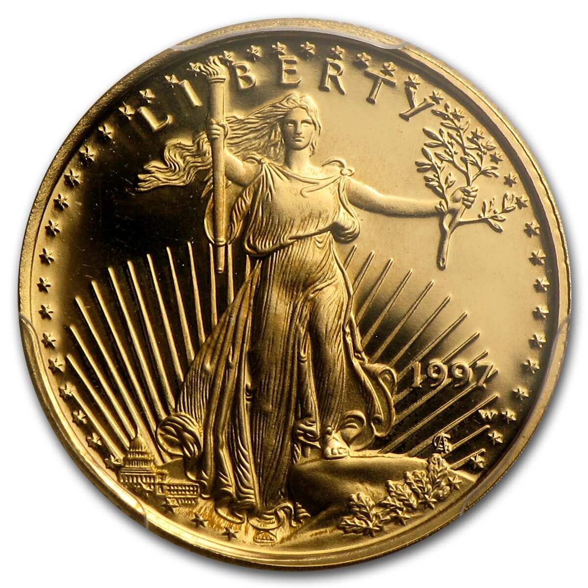1997-W 1/10 oz Proof American Gold Eagle PR-69 PCGS