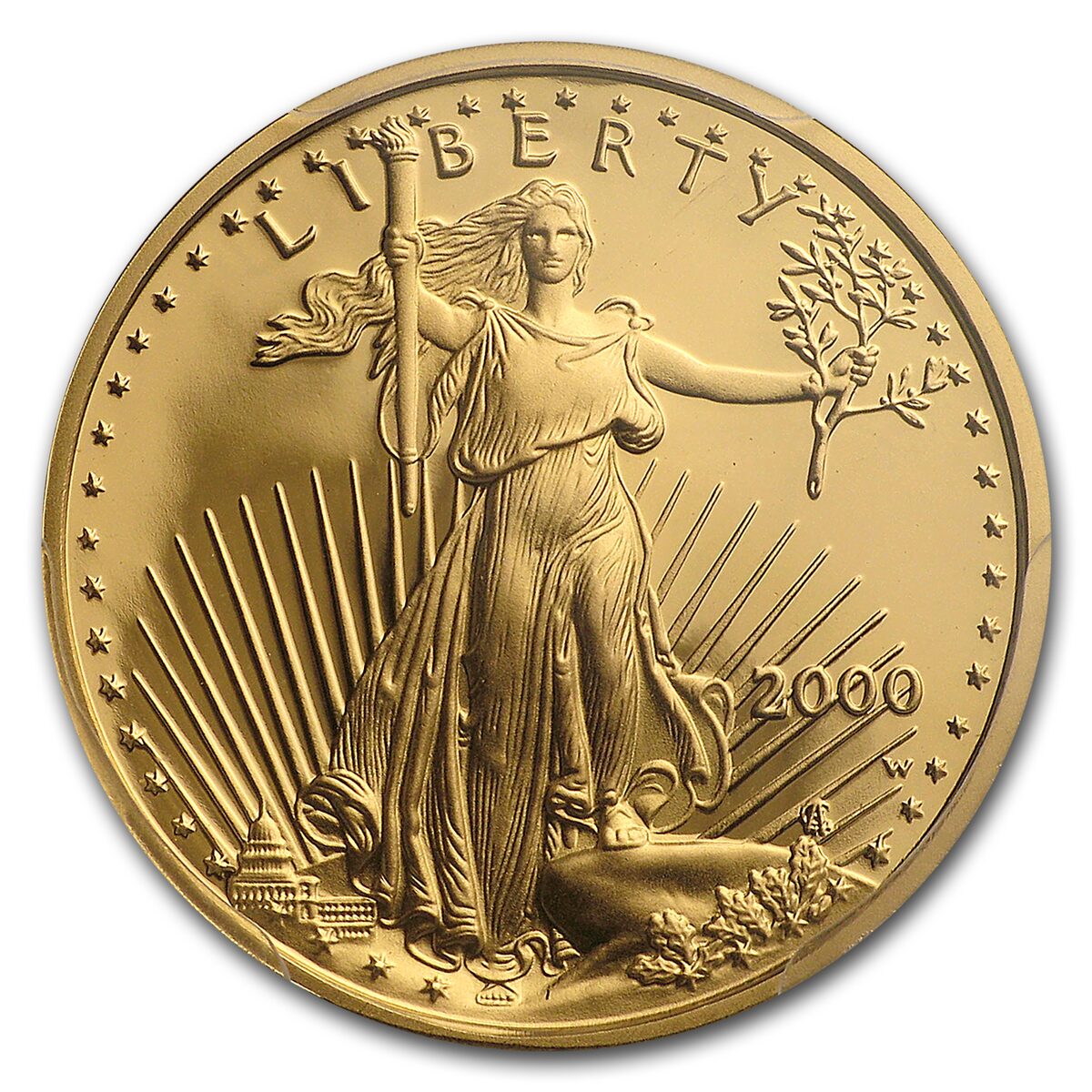 2000-W 1/10 oz Proof American Gold Eagle PR-69 PCGS