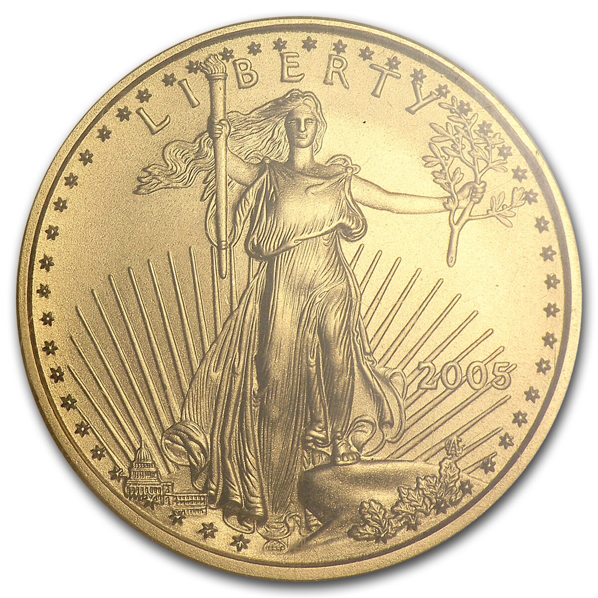 2005 1/4 oz American Gold Eagle MS-70 NGC