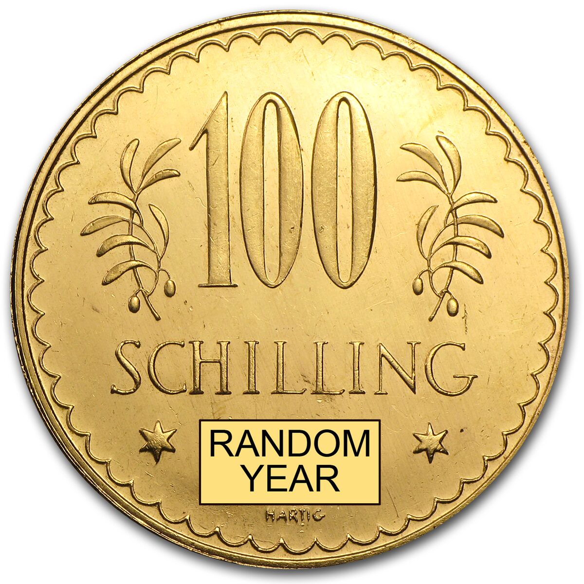 Austria Gold 100 Schilling BU (Random)
