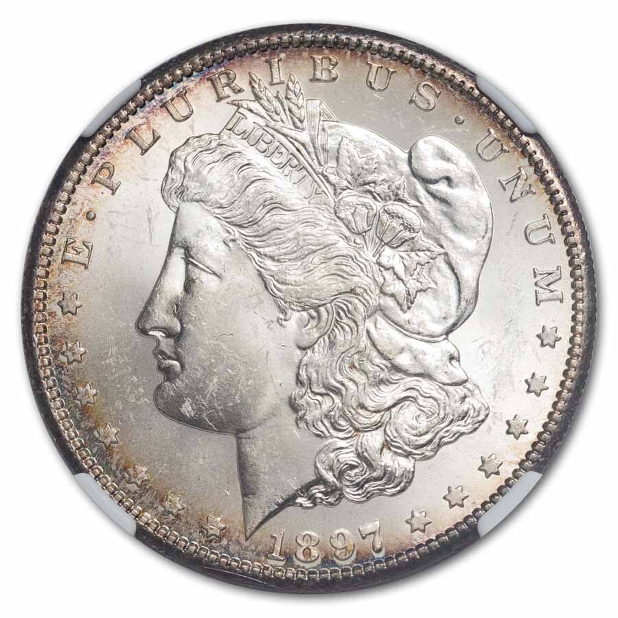 1897-S Morgan Dollar MS-63 NGC