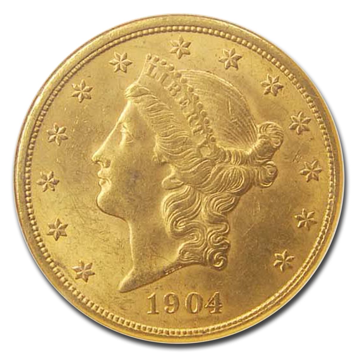 1904 $20 Liberty Gold Double Eagle MS-62 NGC