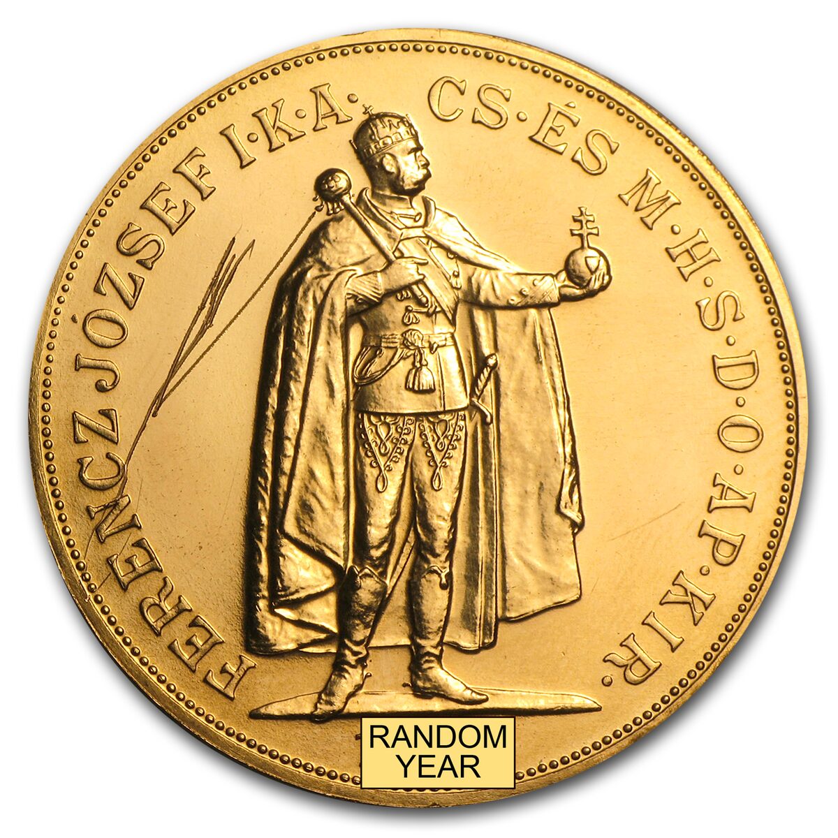 Hungary Gold 100 Korona (Jewelry Grade, Random)