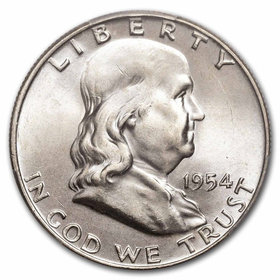 1954-D Franklin Half Dollar MS-64 PCGS (FBL)