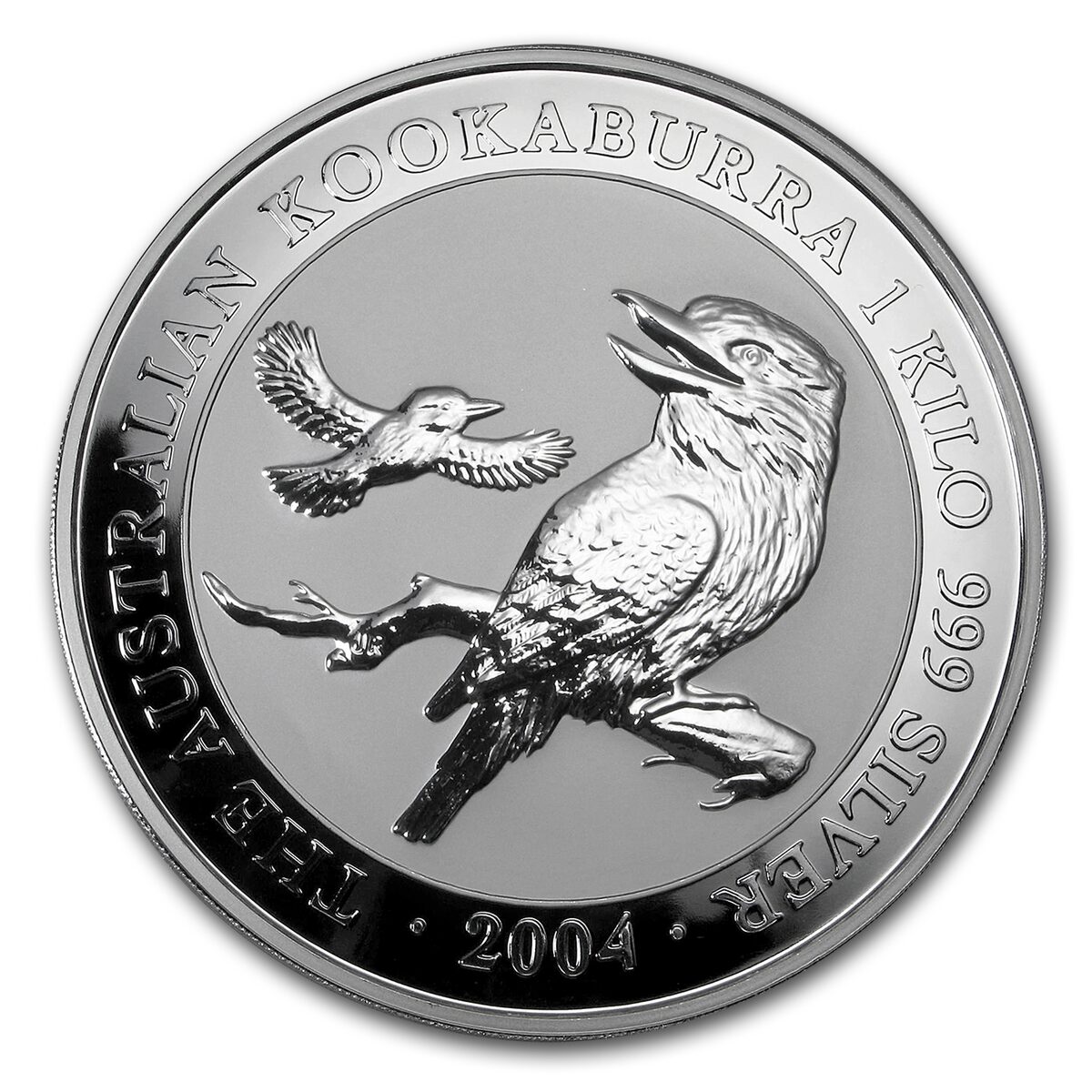 2004 Australia 1 kilo Silver Kookaburra BU