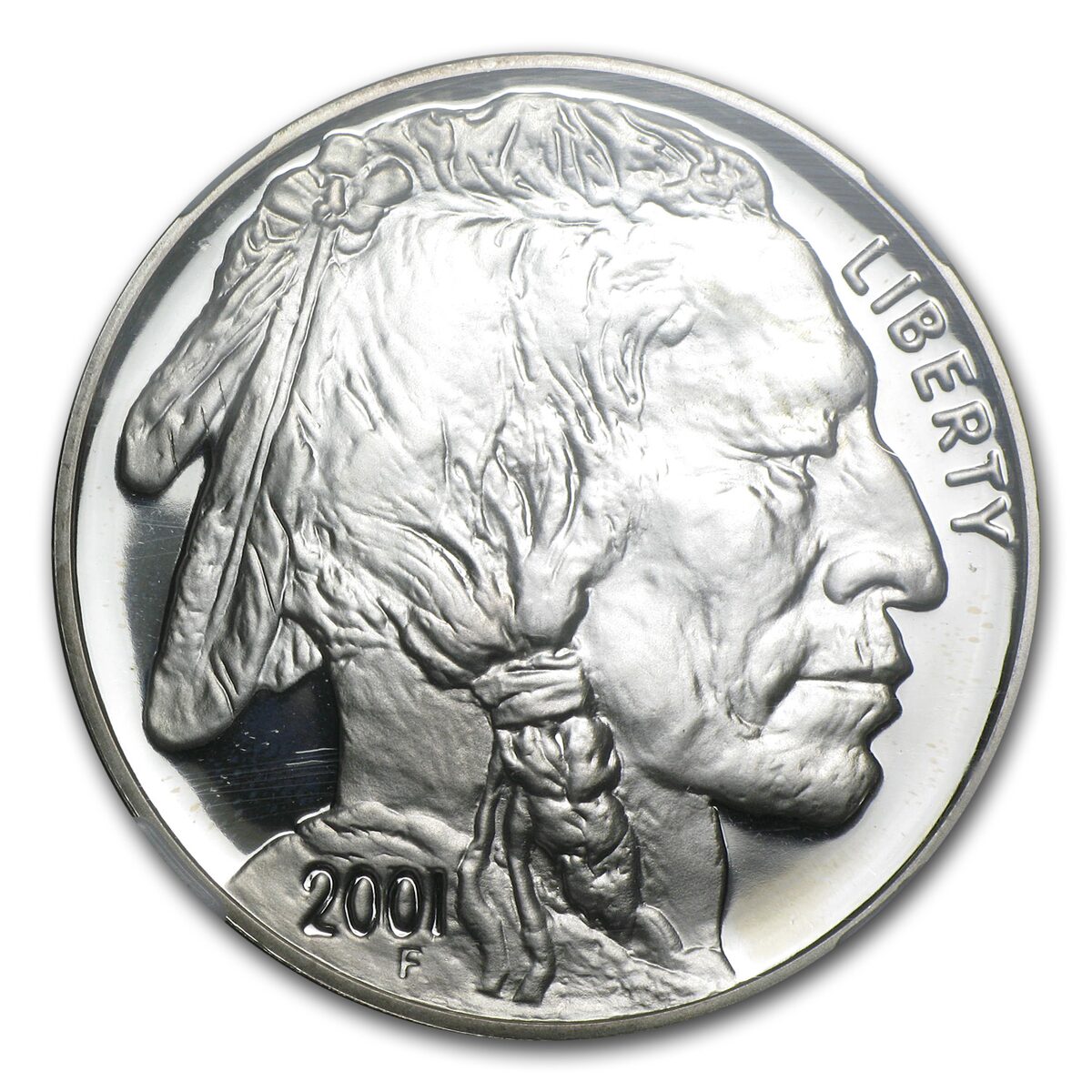 2001-P Buffalo $1 Silver Commem PF-69 NGC