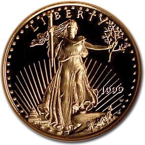 1999-W 1/4 oz Proof American Gold Eagle PF-69 NGC