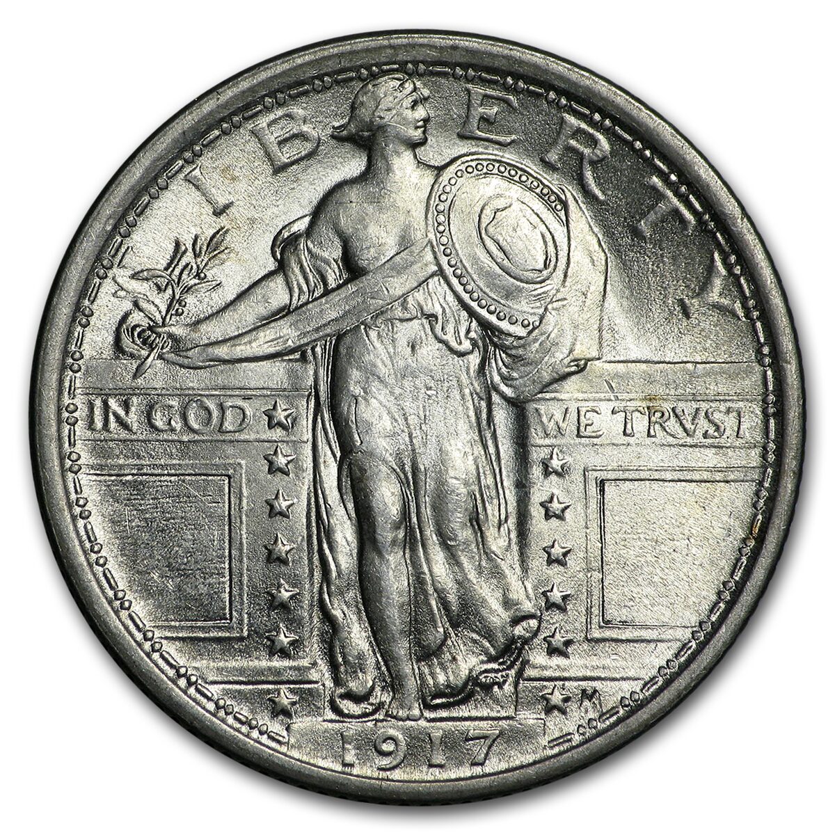 1917 Standing Liberty Quarter Type-I BU