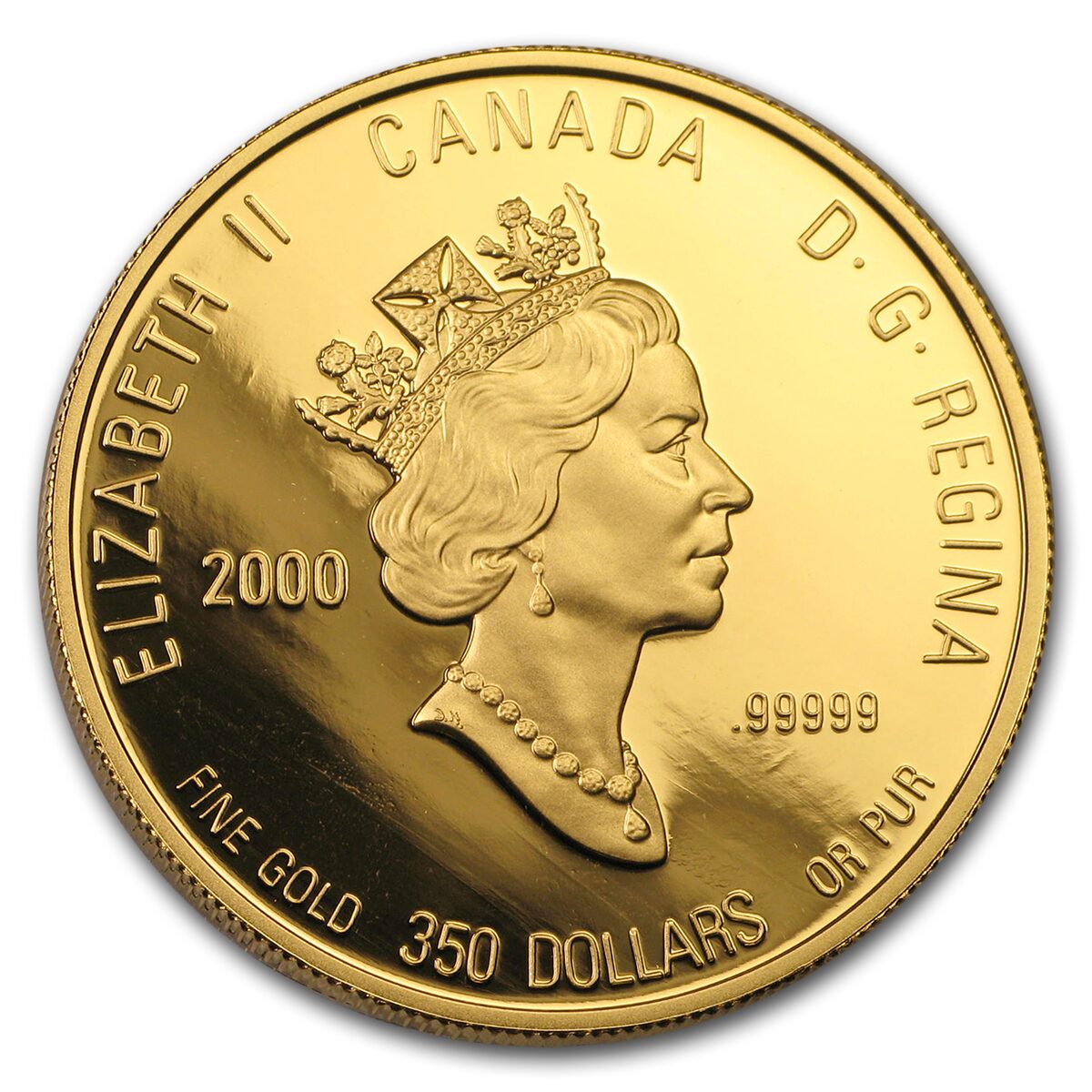 2000 Canada Gold $350 Pacific Dogwood .99999 Proof (Coin Only)
