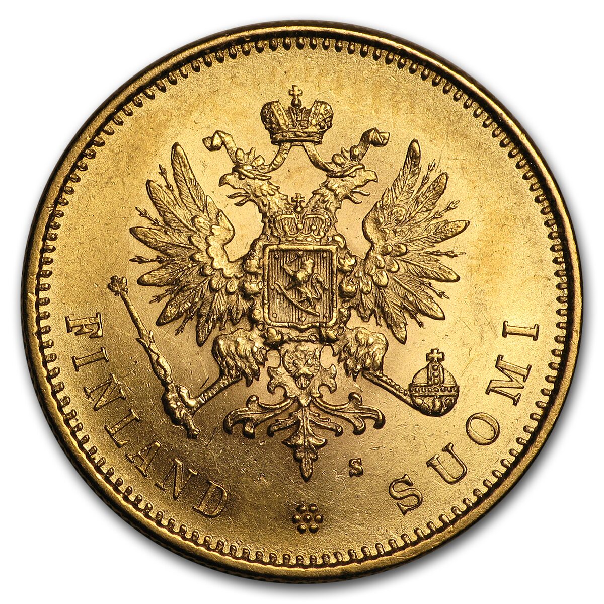 Finland Gold 20 Markkaa (Random) AU-BU