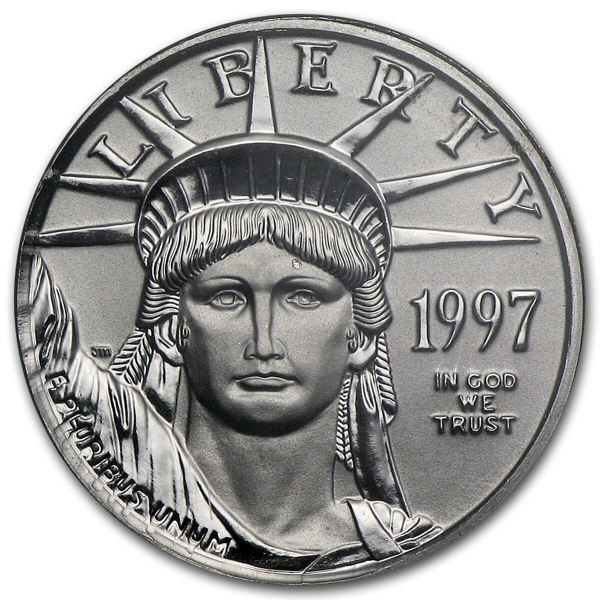 1997 1/10 oz American Platinum Eagle MS-69 NGC