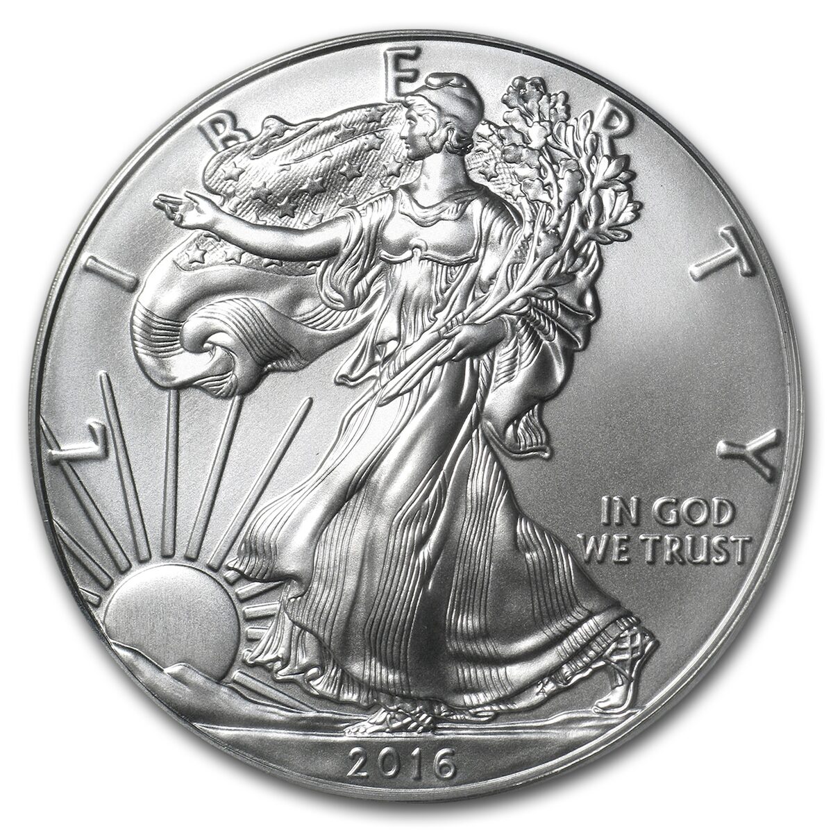 2016-W Burnished American Silver Eagle SP-69 PCGS