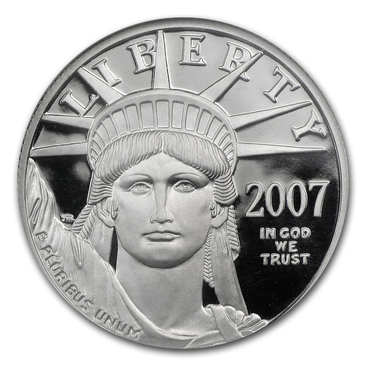 2007-W 1/2 oz Proof American Platinum Eagle PF-69 NGC