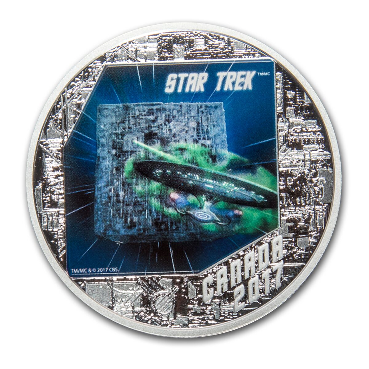 2017 Canada 1 oz Silver $20 Star Trek: The Borg