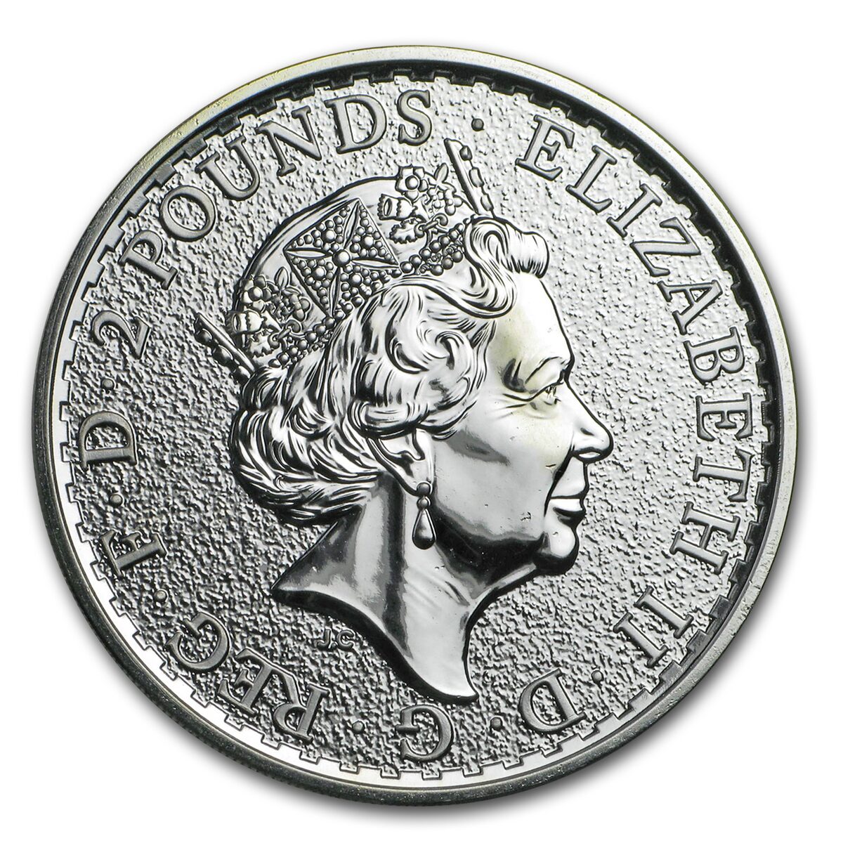 Great Britain 1 oz Silver Lunar (Abrasions, Random Year)